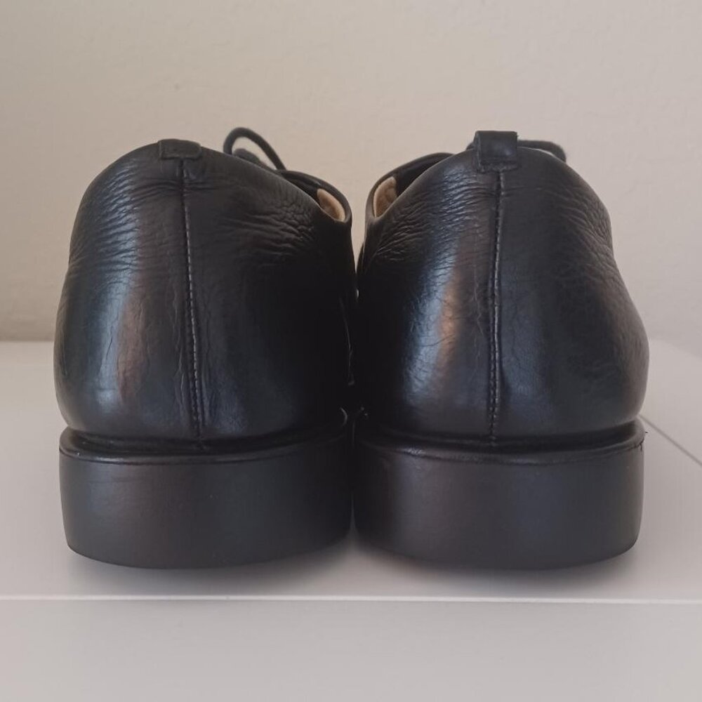 Sandro Moscoloni Vineyard 3060 Black Leather Oxford Derby Shoes Size 10.5 - Picture 6 of 9